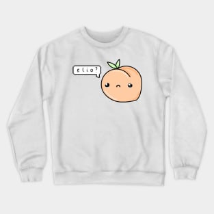 Elio Elio Elio Peach Crewneck Sweatshirt